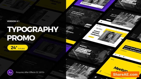 Videohive Animated Typography Promo