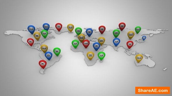 Videohive Global Travel Animation - Motion Graphics