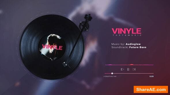 Videohive Vinyl Music Visualizer