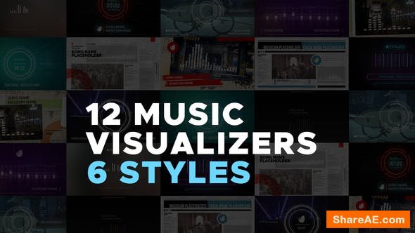 Videohive Music Visualizers Pack