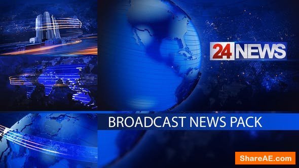 Videohive 24 Broadcast NEWS