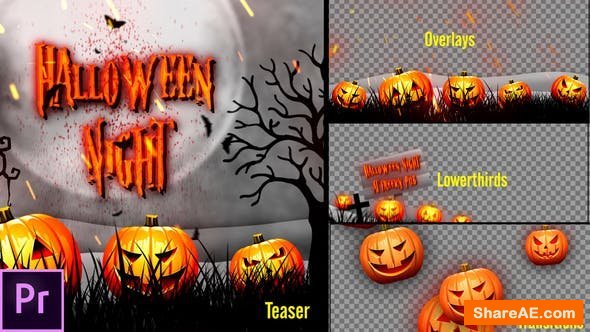 Videohive Halloween Teaser Promo Pack - Premiere Pro