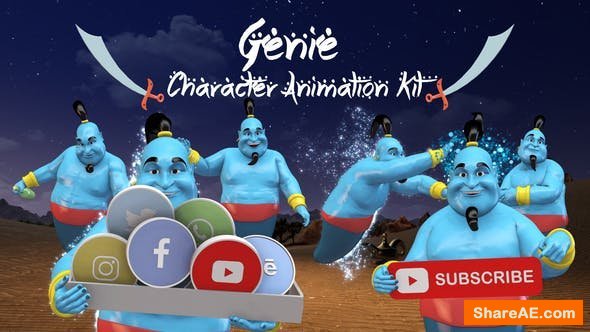 Videohive Genie - Character Animation Kit