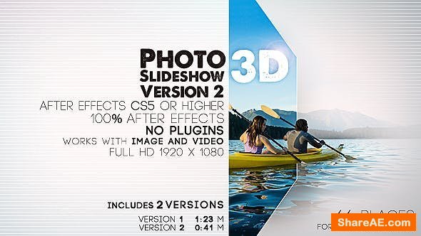 Videohive Photo Slideshow 3D Version 2