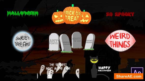 Videohive Halloween Titles | After Effects