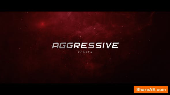 Videohive Aggressive Teaser
