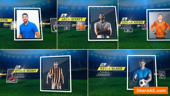 Videohive Soccer Starting Lineup
