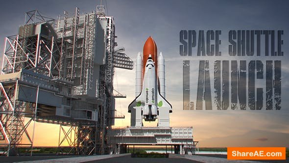 Videohive Space Shuttle Launch