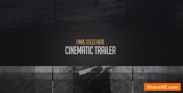 Videohive Cinematic Trailer 15133607