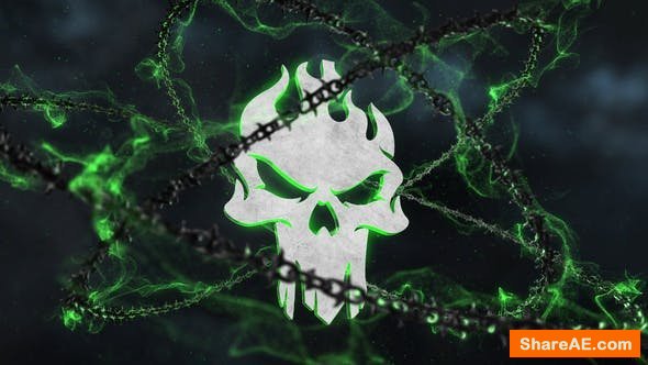 Videohive Dark Chains Horror Logo