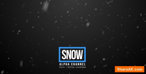 Videohive Snow - Motion Graphic
