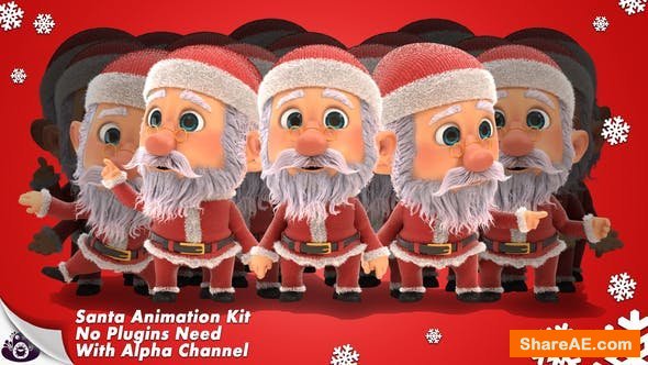 Videohive Santa - Character Animation Kit