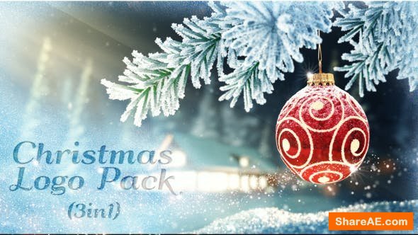Videohive Christmas Logo Pack 3 in 1