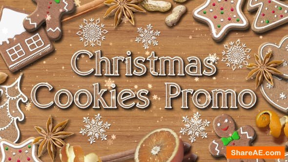 Videohive Christmas Cookies Promo