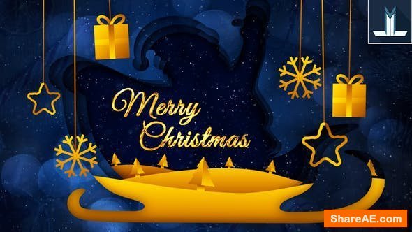 Videohive Merry Christmas Greeting Card 25216913