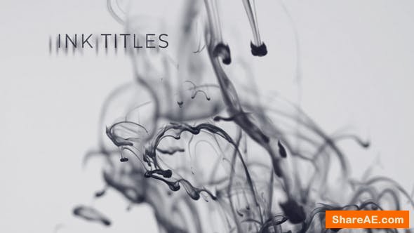 Videohive Abstract Ink Titles