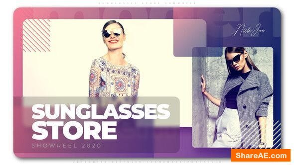 Videohive Sunglasses Store Showreel