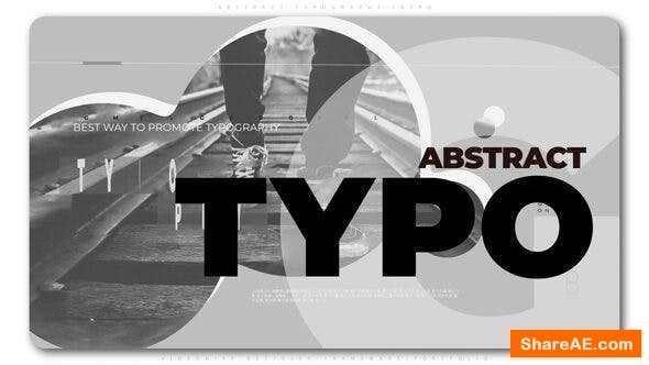 Videohive Abstract Typography Intro