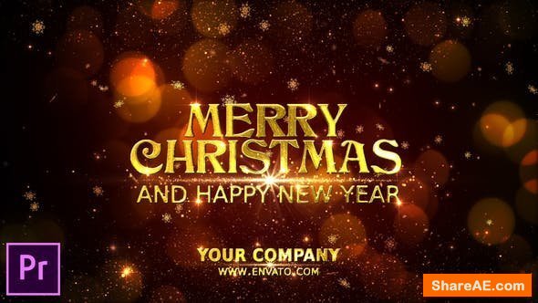 Videohive Merry Christmas Wishes - Premiere Pro