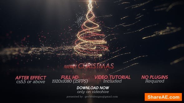 Videohive Merry Christmas 23030276