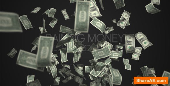 Videohive Raining Money
