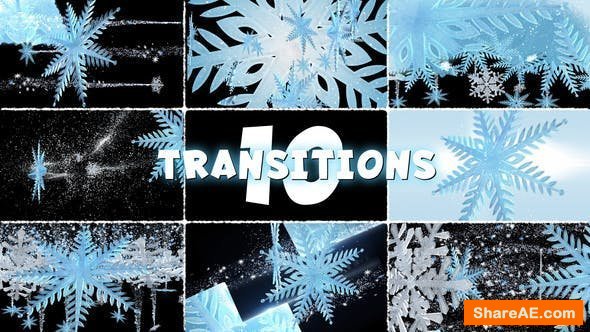 Videohive Winter Transitions Pack