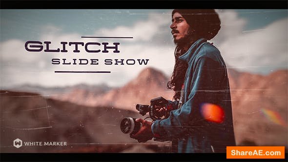 Videohive Glitch Slideshow 21485052