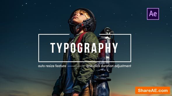 Videohive Typography | After Effects