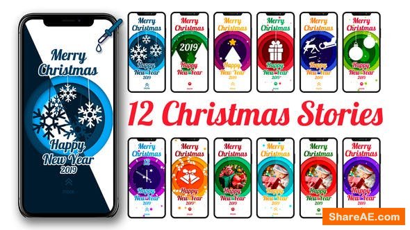Videohive 12 Christmas Stories