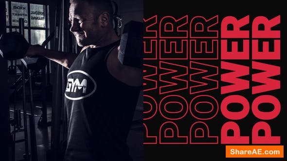 Videohive Workout Power Intro