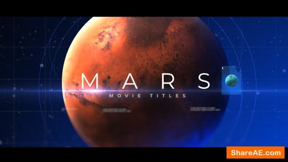 Videohive Mars Movie Titles
