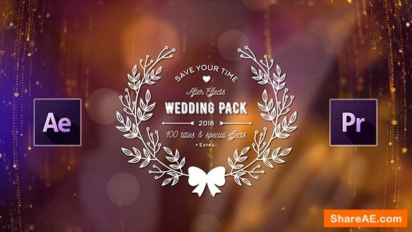 Videohive Wedding Titles Pack - 100 Titles & Special Effects