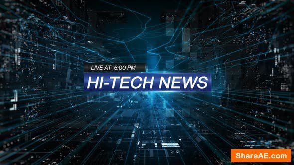 Videohive Hi-Tech News