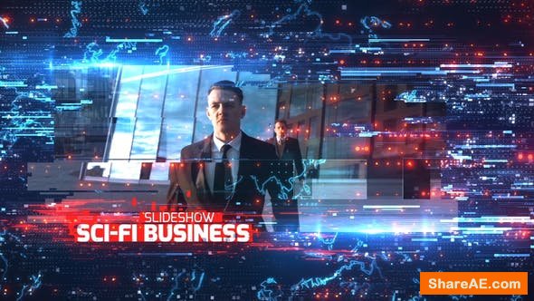 Videohive Sci-Fi Business Slideshow