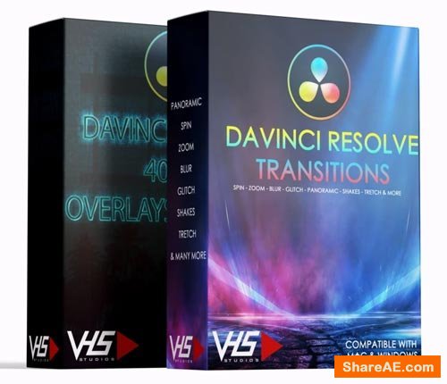 VHS 600+ DaVinci Resolve Deluxe Pack - VHS Studio