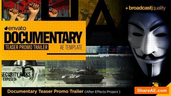 Videohive Documentary Teaser Promo Trailer