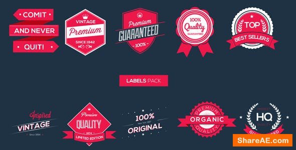 Videohive Labels Pack