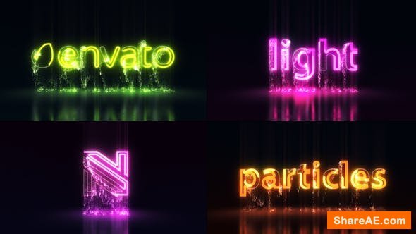 Videohive Light Particles Logo | Titles