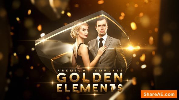 Videohive Golden Elements
