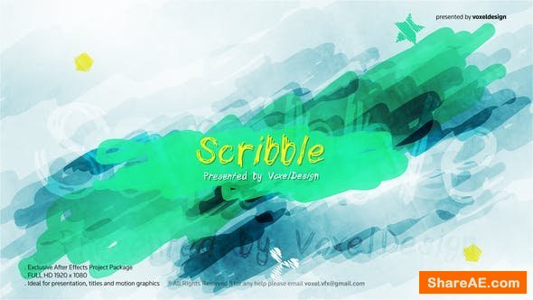 Videohive Scribble Show Opener
