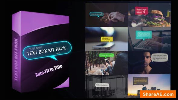Videohive Text Box Kit Pack