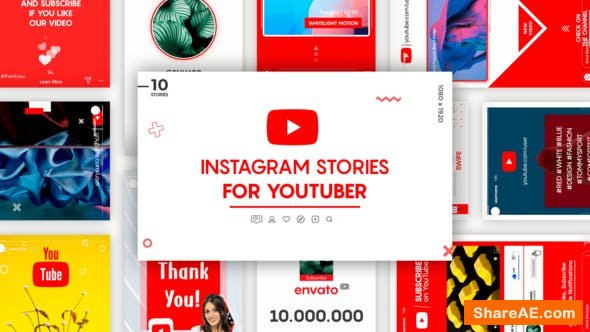Videohive Instagram Stories for YouTuber 25557565 