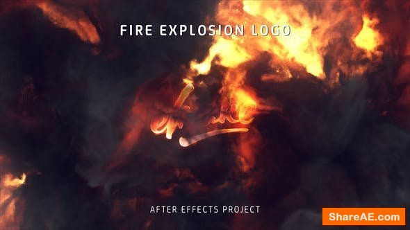 Videohive Fire Explosion Logo