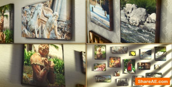 Videohive Canvas Wrap Photo Gallery
