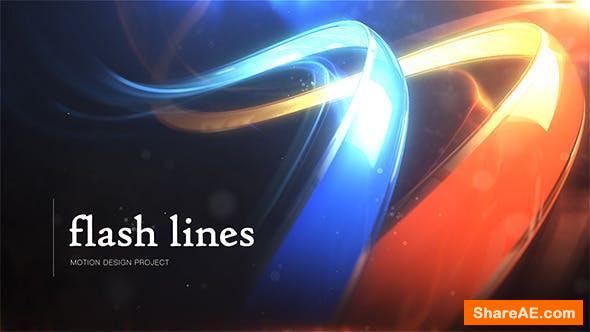 Videohive Flash Lines Logo