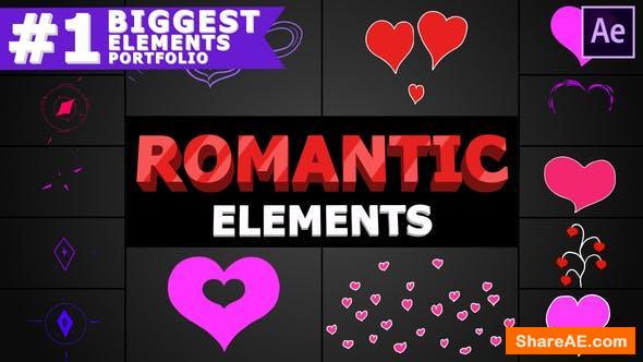 Videohive Romantic Elements | After Effects