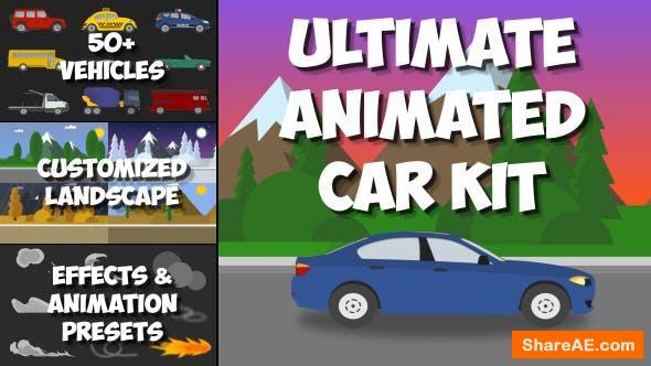 Videohive Ultimate Animated Car Kit
