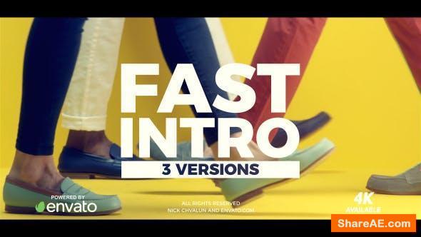 Videohive Fast Intro 21327259