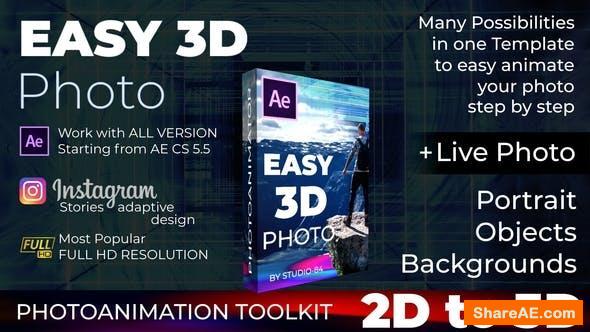 Videohive Easy 3D Photo - Photo animator