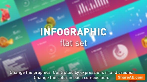 Videohive Infographic flat set